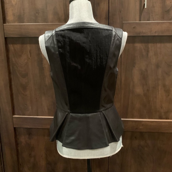 Robert Rodriguez sleeveless leather top - Picture 4 of 6